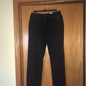 Women’s 8L Harley Davidson black denim jeans